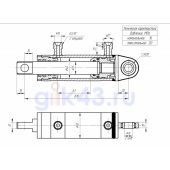 Гидроцилиндр ЦГ-40.25х63.19