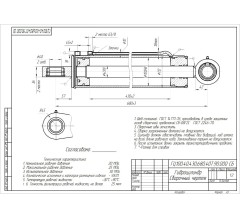 Гидроцилиндр ГЦ 100.40.430.680.40Т.90