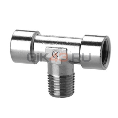 Фитинг 2060 1/4 - 1/4 тройник Вн-Ш-Вн