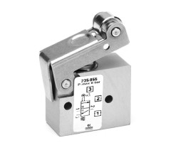 Пневмораспределитель 245-955 ролик 3/2-M5