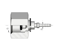 Контрольная точка BSP 1/4 - М16* 2,0 (Г-Ш) 36140000 (фитинг)