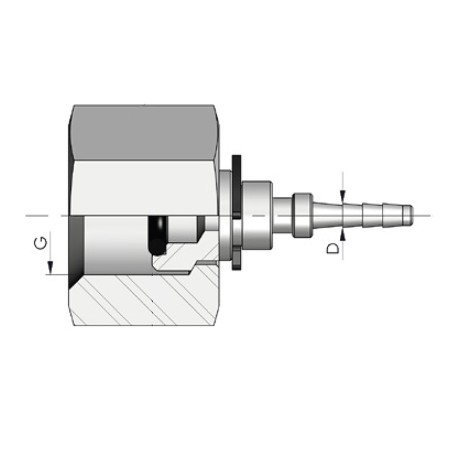 Контрольная точка BSP 1/4 - М16* 2,0 (Г-Ш) 36140000 (фитинг)