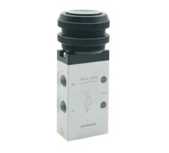 Пневмораспределитель 3N38-895 ручной черная кнопка 3/2-1/8