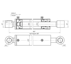 Гидроцилиндр ГЦ 80.40х580.22