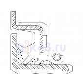 Сальник 60-90-18,5 AJ NBR