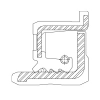 Сальник 40-70-13/18 AO62 NBR