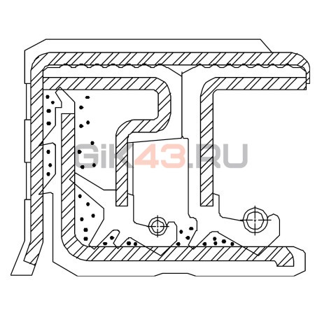 Сальник 34-72-23,5 AP19 NBR