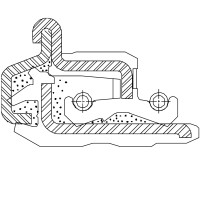 Сальник 50-110-12/22,4 AP25 NBR
