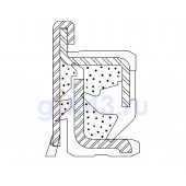 Сальник 65-90-10 AP7 NBR