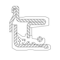 Сальник 38-58-9,5/19 AP NBR
