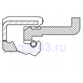 Сальник 24-39-8,5/16,5 CNB11-CR NBR