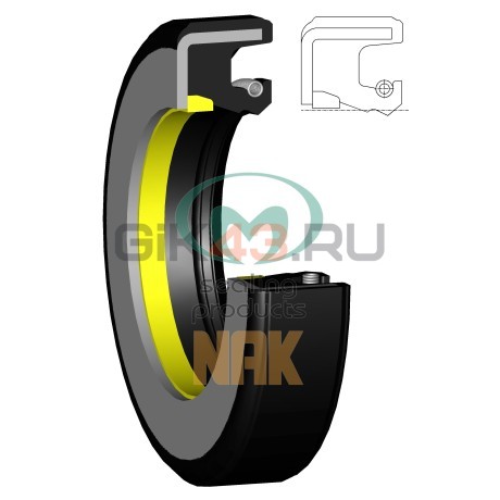 Сальник 27,5-39-15 CNB24W11 NBR