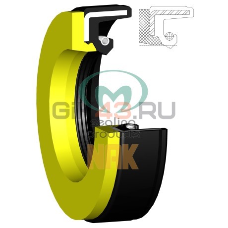 Сальник 27,5-38-7/9 CNB7W11 NBR