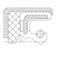 Сальник 40-57,1-13 CRS10L ACM