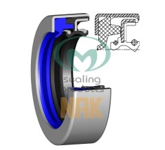 Сальник 75-102-14 CRS11 NBR+TPU