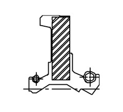 Сальник 22-48,6-4,2/9,3 DC4S8 NBR