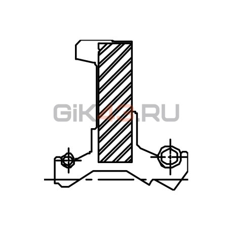 Сальник 22-48,6-4,2/9,3 DC4S8 NBR