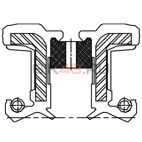 Сальник 37-54-12,5 DCA2W14 ACM