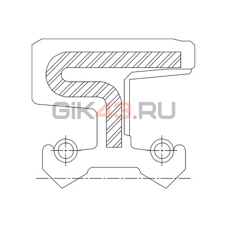 Сальник 25-40-10 DF NBR