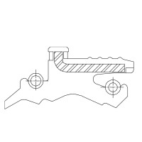 Сальник 32-42/45-8,3/15 DG4JB NBR