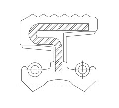 Сальник 126-150,5-10/13,5 DGY NBR