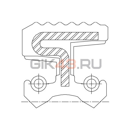 Сальник 126-150,5-10/13,5 DGY NBR