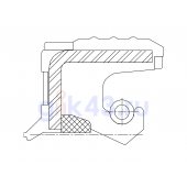 Сальник 24-44-9/10 GNB13 NBR