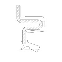 Сальник 48-75/82,5-10/17 KCJY NBR