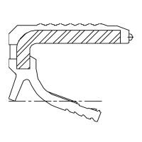 Сальник 110-140-12 KG3R2 FKM