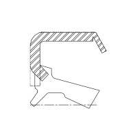 Сальник 53,975-76,2-7,95 KL NBR