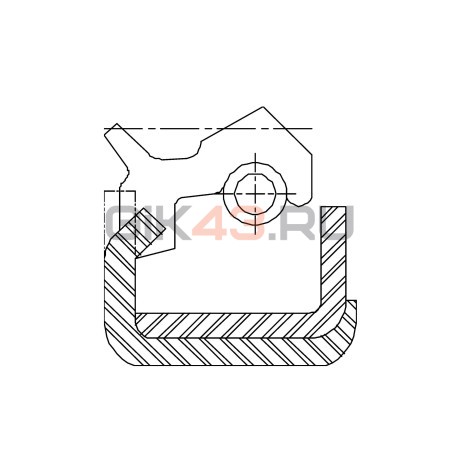 Сальник 111,125-136,525-12,7 OTAY NBR