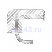 Сальник 70-90-10 PA1 FKM