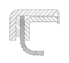 Сальник 70-90-10 PA1 FKM