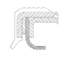 Сальник 128-150-15 PA6L2 ACM