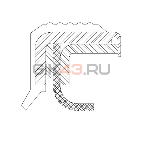 Сальник 128-150-15 PA6L2 ACM