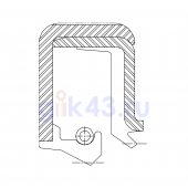 Сальник 60-81,16-10,5/13 SA1 NBR