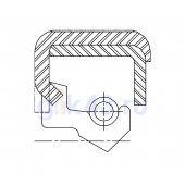 Сальник 92,075-120,65-11,125 SA-H NBR