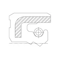 Сальник 24-35-6 SC4W7 NBR