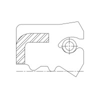 Сальник 19,5-28-6,2 SC8 NBR