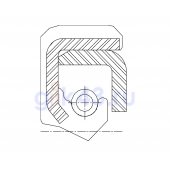 Сальник 23,3-37,5-6 SCAP NBR