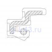 Сальник 58-75-7/11,5 SCJ5 ACM