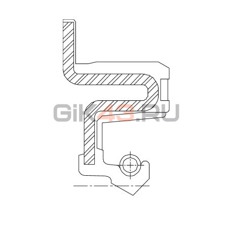 Сальник 29-42,9-6 SCJW11 NBR