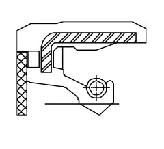 Сальник 86-102-13 SCK1L VMQ