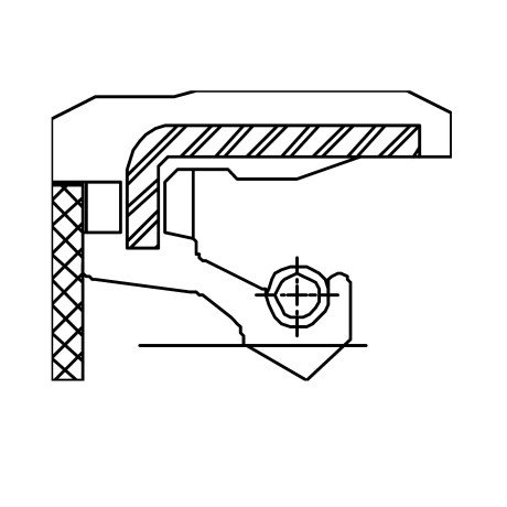 Сальник 86-102-13 SCK1L VMQ