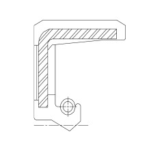 Сальник 32-42,9-7,8 SCN11-OF NBR