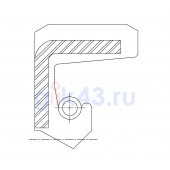 Сальник 30-45-7,5 SCN NBR