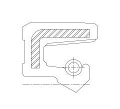Сальник 60-85-10 SFL FKM