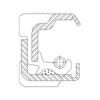 Сальник 57,15-85,649-12,065 ST42 NBR