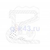 Сальник 135-170-18 ST49 NBR