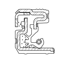 Сальник 35,85-65-11/11,5 ST86 FKM+HNBR